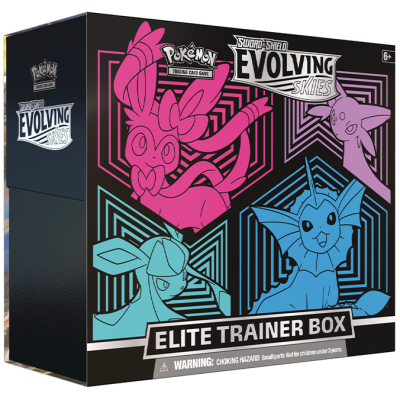 Evolving Skies Elite Trainer Box EN (Glaziola / Feelinara / Aquana / Psiana)