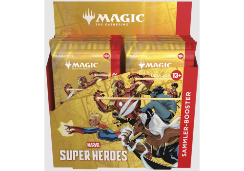 Magic The Gathering Marvel Super Heroes Sammler Display DE