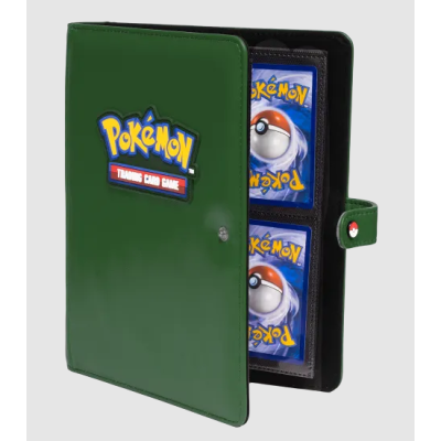 Ultra Pro 4-Pocket Premium Snap Binder Green für Pokémon