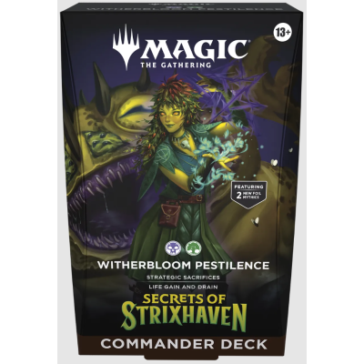 Vorbestellung: Magic The Gathering Secrets of Strixhaven Witherbloom Pestilence Commander EN