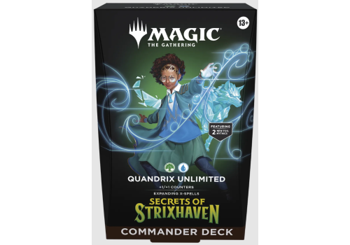 Magic The Gathering Secrets of Strixhaven Quandrix Unlimited Commander EN