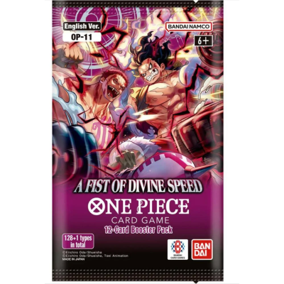 One Piece Card Game A Fist of Divine Speed OP-11 Einzelbooster EN