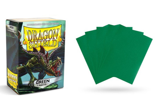 Dragon Shield Sleeves Matte Green (100 Sleeves)