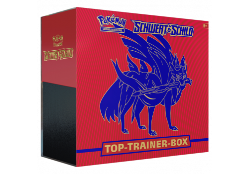 Schwert & Schild Top Trainer Box DE Zacian (Rot)
