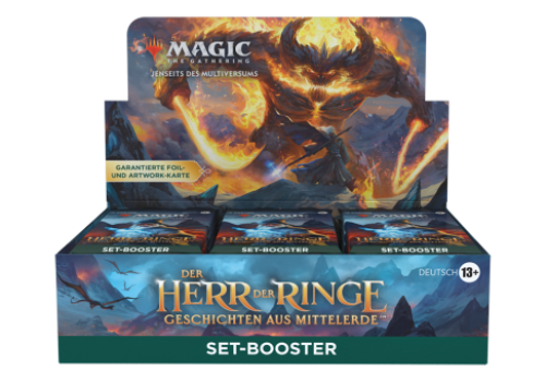 Magic The Gathering Der Herr der Ringe: Geschichten aus Mittelerde Set Display DE