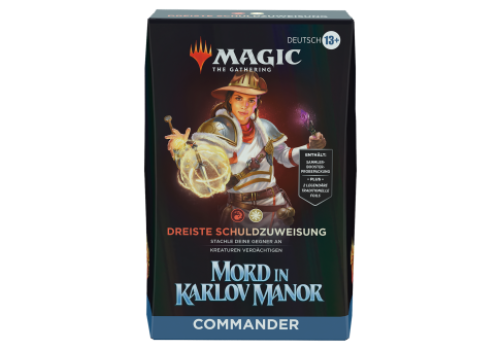 Magic The Gathering Mord in Karlov Manor Dreiste Schuldzuweisung Commander DE