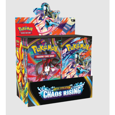 Mega Evolution Chaos Rising Booster Display EN