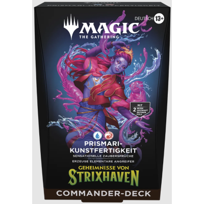 Vorbestellung: Magic The Gathering Geheimnisse von Strixhaven Prismari-Kunstfertigkeit Commander DE