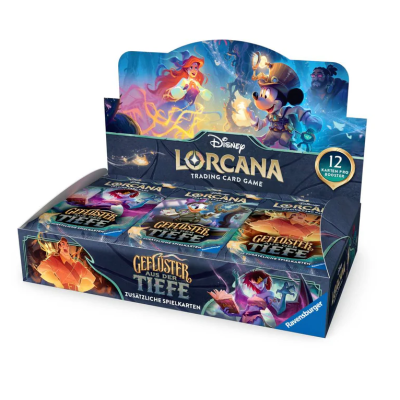 Vorbestellung: Disney Lorcana: Geflüster aus der Tiefe Display DE