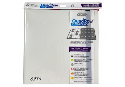 12-Pocket QuadRow Portfolio FlexXfolio Weiß Ultimate Guard
