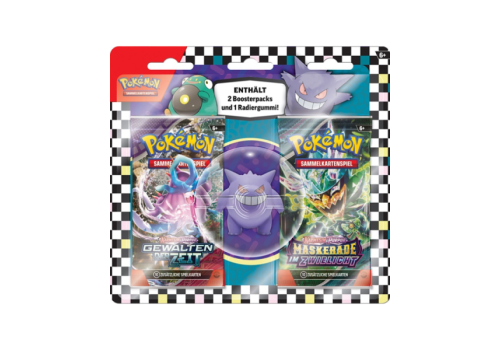 Pokemon Back to School Eraser Gengar Blister DE