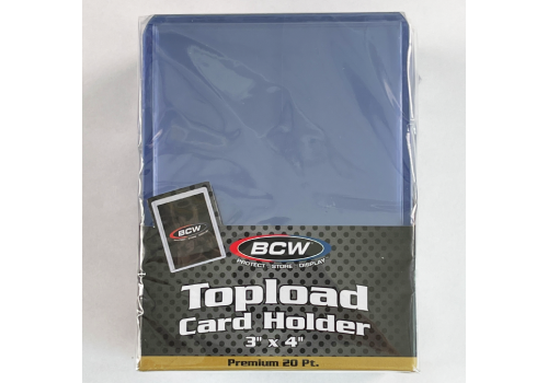 BCW Toploader Premium 20pt 25x