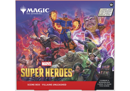 Magic The Gathering Marvel Super Heroes Szenebox "Villains Unleashed" EN