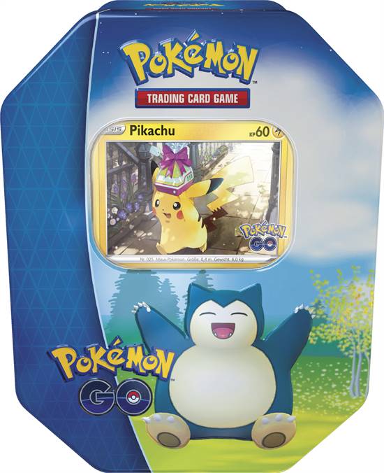 Pokemon GO Relaxo Geschenk Tin Box DE
