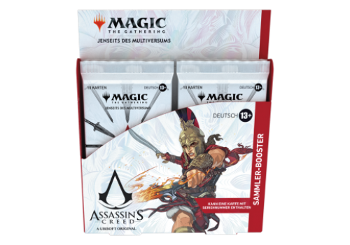 Vorbestellung: Magic The Gathering Jenseits des Multiversums: Assassin´s Creed Sammler Display DE