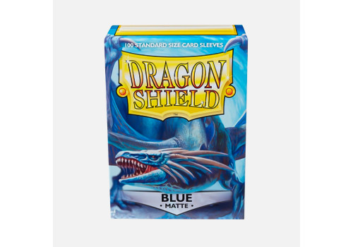Dragon Shield Sleeves Matte Blue (100 Sleeves)