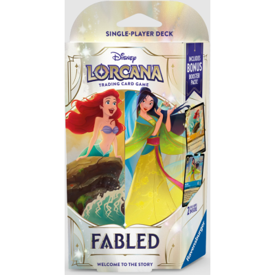 Disney Lorcana: Fabled Starter Deck Ariel & Mulan EN