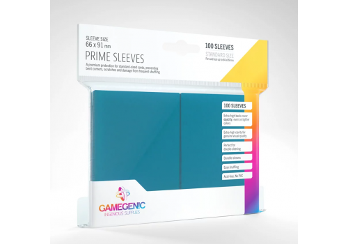 Prime Sleeves Blau (100 Sleeves) Gamegenic