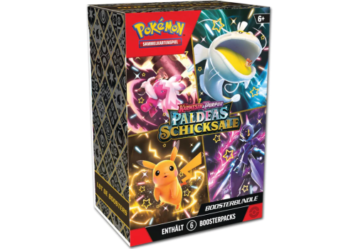 Karmesin & Purpur Paldeas Schicksale Booster Bundle DE