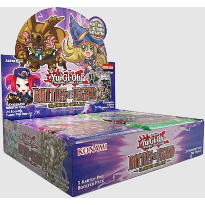 Yu-Gi-Oh! Battles of Legend Glorious Gallery 1st Edition Display DE