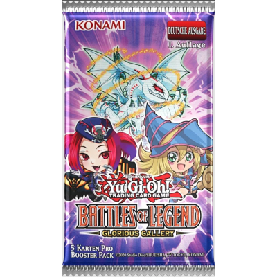 Yu-Gi-Oh! Battles of Legend Glorious Gallery 1st Edition Booster DE