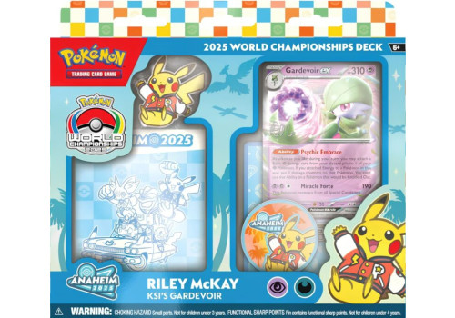 Pokemon Weltmeisterschaftsdeck 2025 Flutter Devo Gardevoir Riley McKay