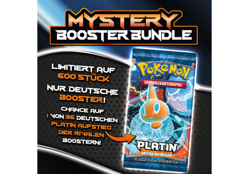 Pokémon Karten Mystery Booster Bundle - Platin Aufstieg der Rivalen Edition