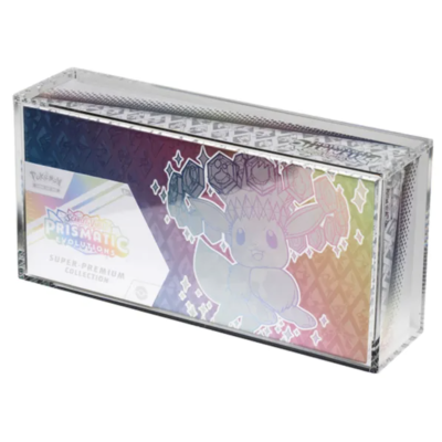 Acryl Case für Pokemon Super Premium Collection (Prismatic Evolution)