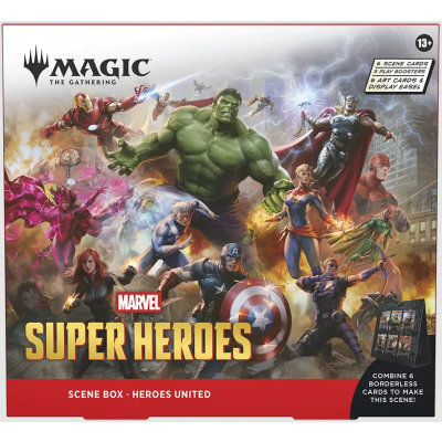 Vorbestellung: Magic The Gathering Marvel Super Heroes Szenebox "Heroes United" EN