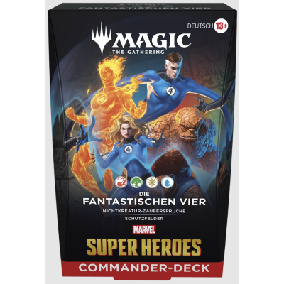 Vorbestellung: Magic The Gathering Marvel Super Heroes Die fantastischen Vier Commander DE