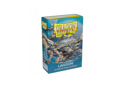 Dragon Shield Sleeves Japanese Size Dual Matte Lagoon (60 Sleeves)