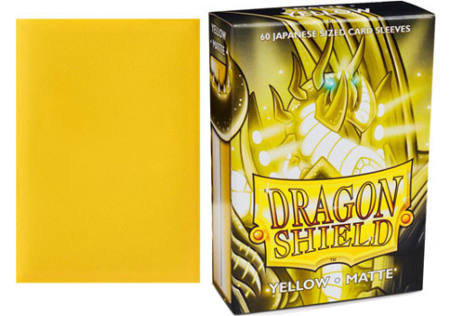 Dragon Shield Japanese Size Matte Yellow