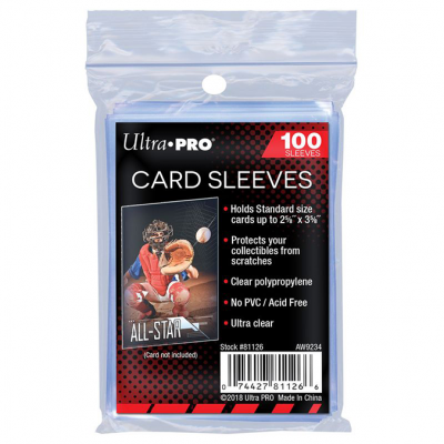Ultra Pro Card Sleeves 100x - Penny Sleeves Soft Sleeves