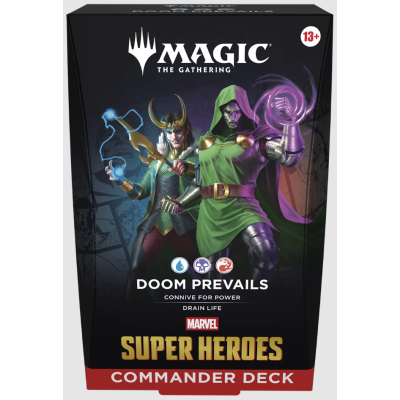 Vorbestellung: Magic The Gathering Marvel Super Heroes Doom Prevails Commander EN