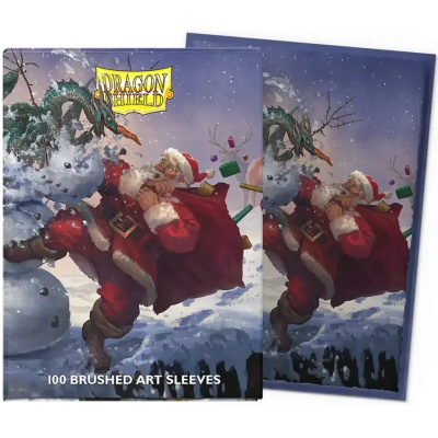 Dragon Shield Art Sleeves Brushed Christmas 2025 (100 Sleeves)