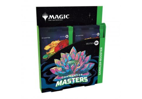 Magic The Gathering Commander Masters Sammler Display DE