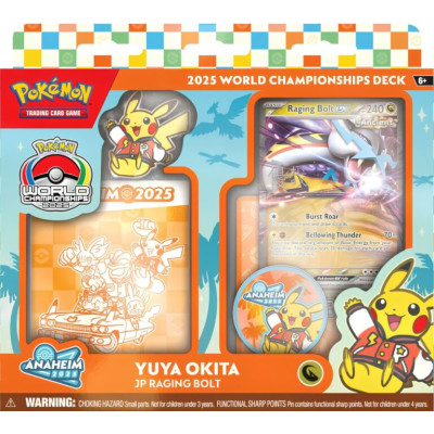 Pokemon Weltmeisterschaftsdeck 2025 JP Raging Bolt Yuya Okita