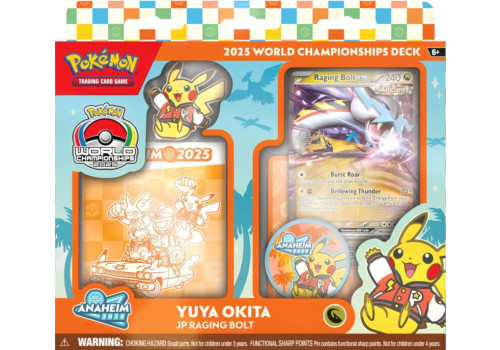 Pokemon Weltmeisterschaftsdeck 2025 JP Raging Bolt Yuya Okita