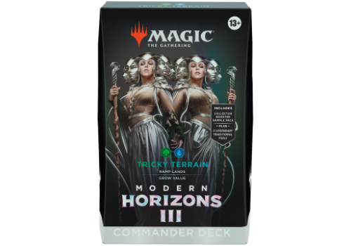 Vorbestellung: Magic The Gathering Modern Horizons 3 Tricky Terrain Commander EN