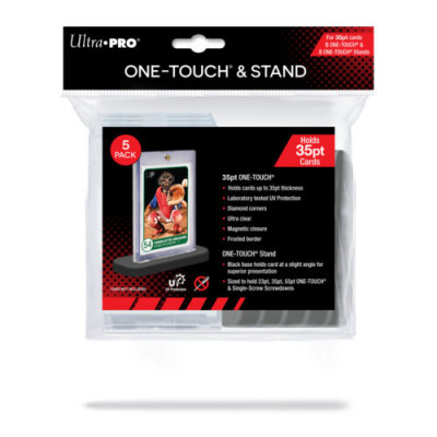Ultra Pro 5er Pack 35PT UV ONE-TOUCH Magnetic Holder + Stand