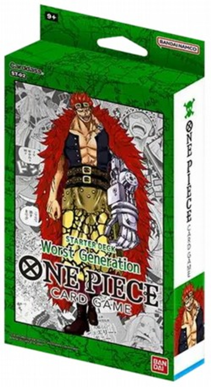 One Piece Card Game Starter Deck Worst Generation ST02 EN