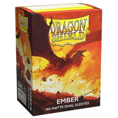 Dragon Shield Sleeves Matte Dual Ember(100 Sleeves)