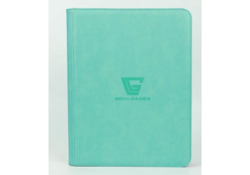 Toploader Binder 9-Pocket Gemloader Premium 3''X4'' Tiffany Blue