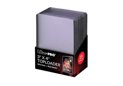 Ultra Pro Toploader Black Border 25x