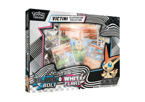 Scarlet & Violet Black Bolt & White Flare Victini Illustration Collection EN