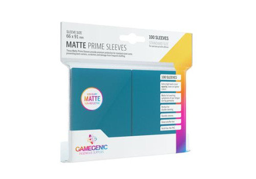 Matte Prime Sleeves Blau (100 Sleeves) Gamegenic