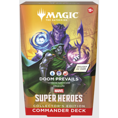 Vorbestellung: Magic The Gathering Marvel Super Heroes Doom Prevails Commander Collector´s Edition EN