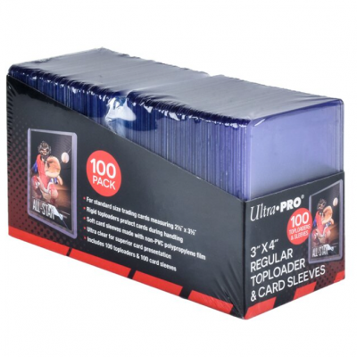 Ultra Pro Toploader Regular 100x + Soft Sleeves 100x
