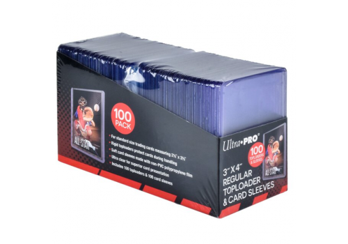 Ultra Pro Toploader Regular 100x + Soft Sleeves 100x