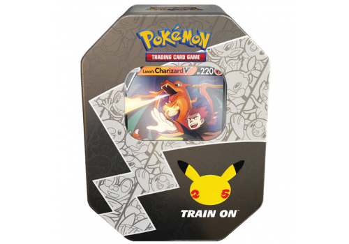 Celebrations Lances Charizard V Tin Box EN